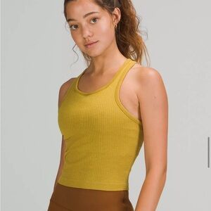 lululemon athletica Yellow Tank Top